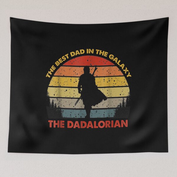 Item preview, The Dadalorian Best Dad in The Galaxy Retro Vintage designed and sold by Bentleenorman.