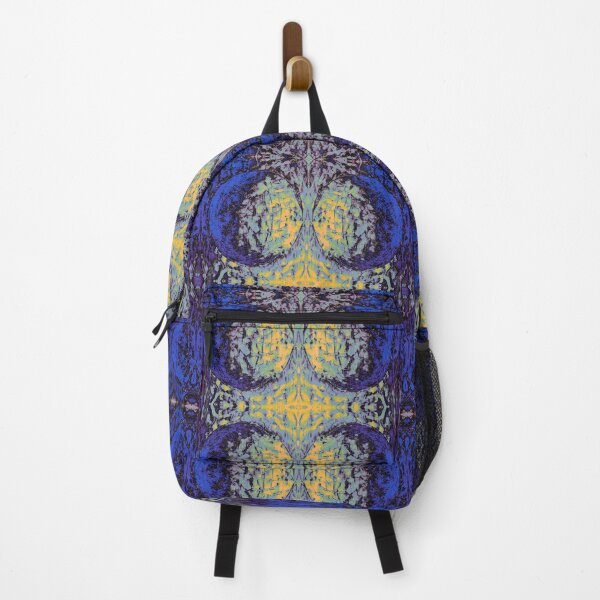 Item preview, Abstraction Reflections in Blue and Yellow designed and sold by KeksWorkroom.