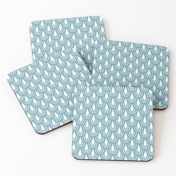 Item preview, Stormy Blue Scallops designed and sold by CircusCreative.