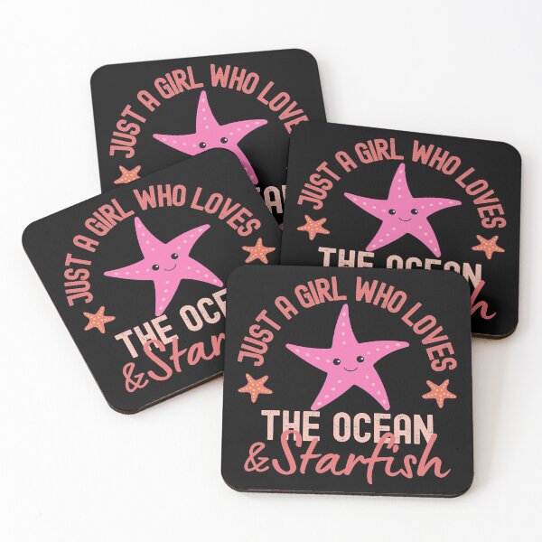Item preview, Just A Girl Who Loves The Ocean And Starfish designed and sold by StudioAquaLumos.