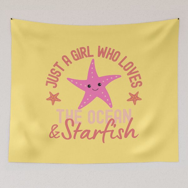 Item preview, Just A Girl Who Loves The Ocean And Starfish designed and sold by StudioAquaLumos.