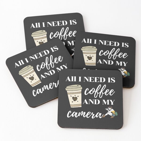 Item preview, All I need is coffee and my camera designed and sold by omeca.