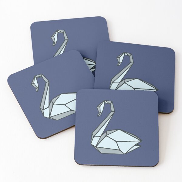 Item preview, White Polygon Swan designed and sold by Chubuter.
