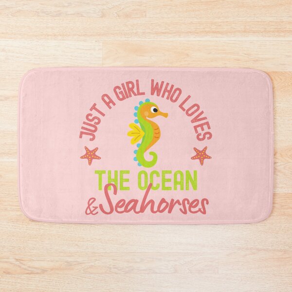 Item preview, Just A Girl Who Loves The Ocean And Seahorses designed and sold by StudioAquaLumos.