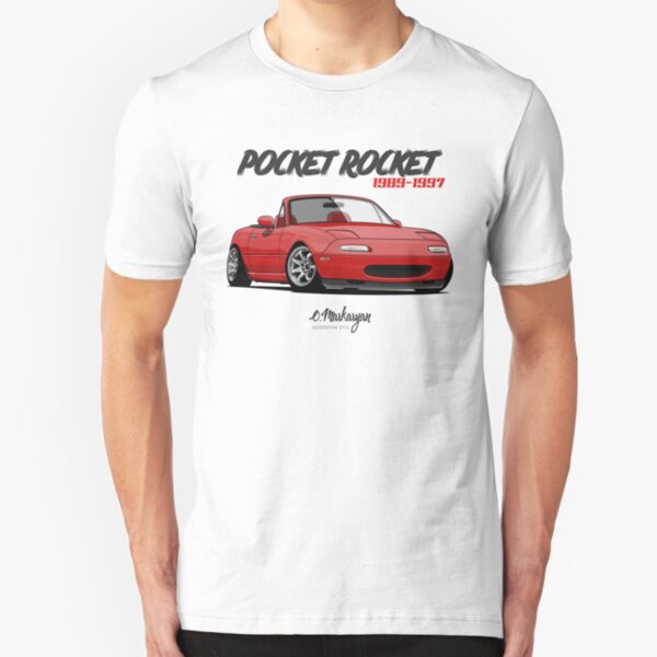 MX-5 Miata (red) Slim Fit T-Shirt
