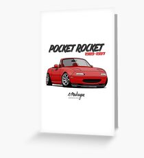MX-5 Miata (red) Greeting Card