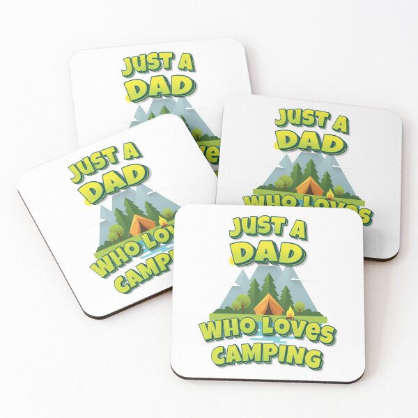 Item preview, Just A Dad Who Loves Camping designed and sold by FiveNiches.