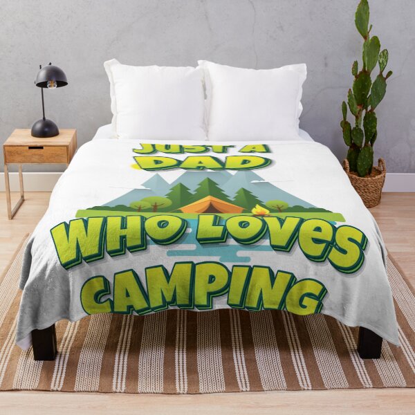 Item preview, Just A Dad Who Loves Camping designed and sold by FiveNiches.