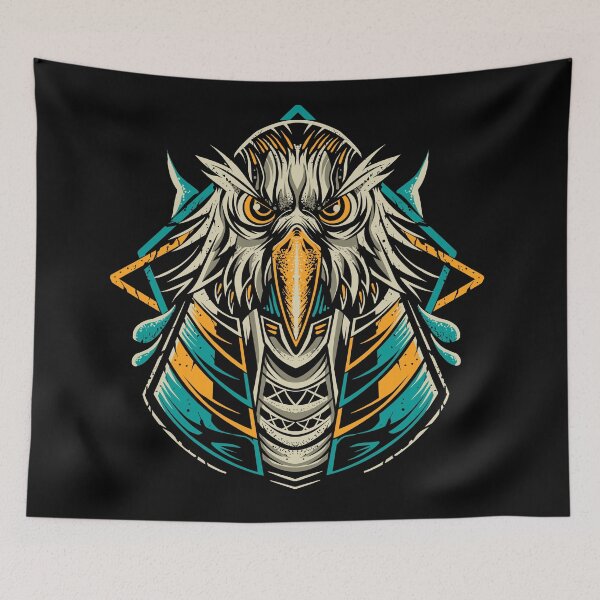 Item preview, Anubis Bird Illustration Isolated Dark designed and sold by Peekonet.