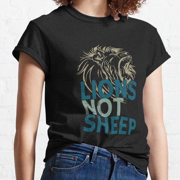 Lions Not Sheep Apparel Co. Womens Tee Xs / Black by Lions Not Sheep