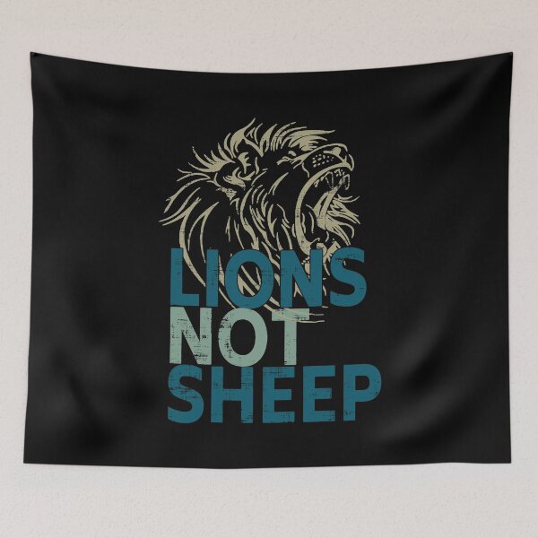 Item preview, Lions Not A Sheep designed and sold by LavaDeception.