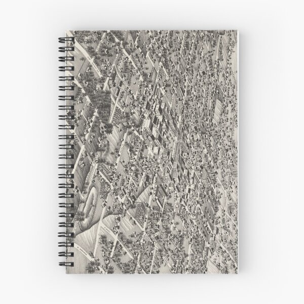 Item preview, Vintage Pictorial Map of Paris Texas (1885) designed and sold by BravuraMedia.