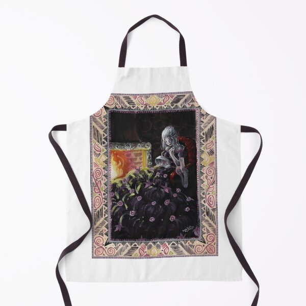 Item preview, Embroidering elfe by the fire designed and sold by Adca-art.