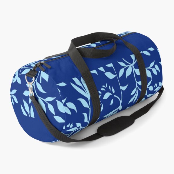 Item preview, Royal Blue flower pattern on repeat designed and sold by SueKnox.