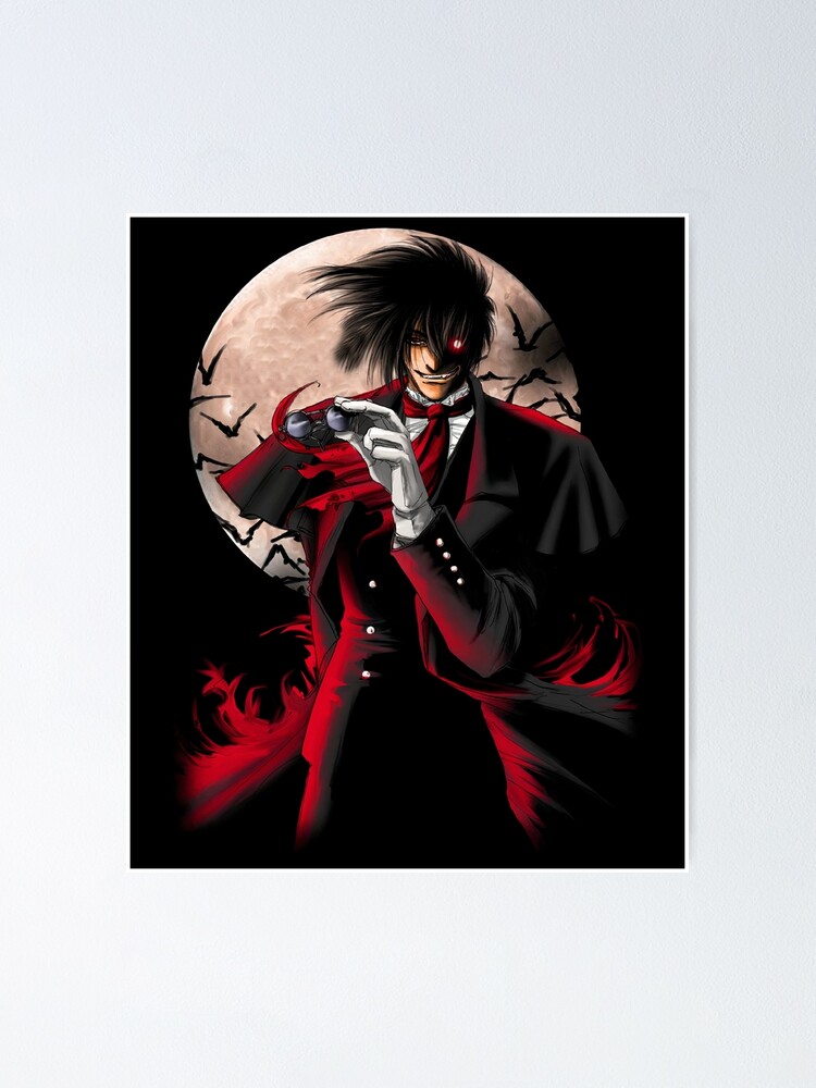 Alucard Hellsing Dark Fantasy Anime Ultimate Character Essential T-Shirt  for Sale by BillScott2