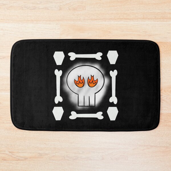 Item preview, Fire eyes skull spray paint designed and sold by ArtsyBriMystery.