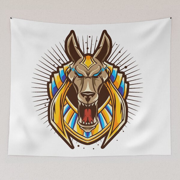 Item preview, Anubis Head Illustration Isolated White Background designed and sold by Peekonet.