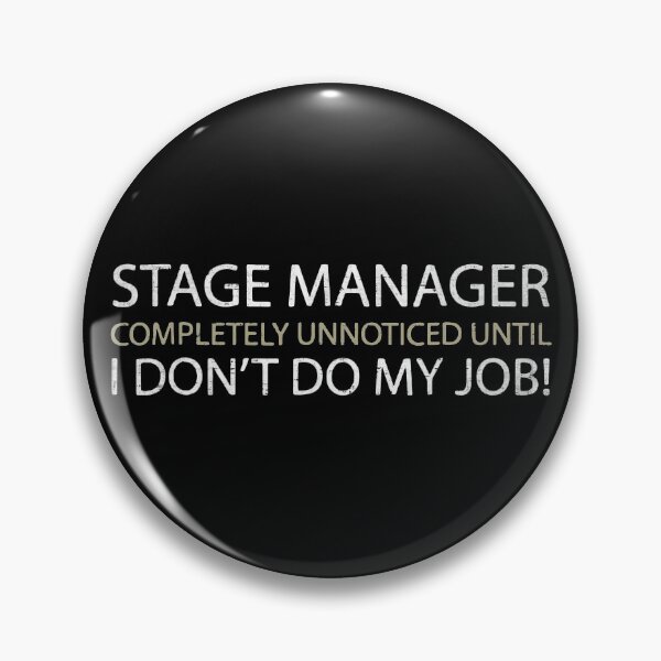 Item preview, Stage Manager Unnoticed designed and sold by LavaDeception.