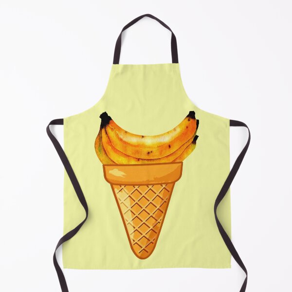 Item preview, THE ENTIRE FRUIT COLLECTION - Banana ICE CREAM - funny ice cream designs designed and sold by Iskybibblle.