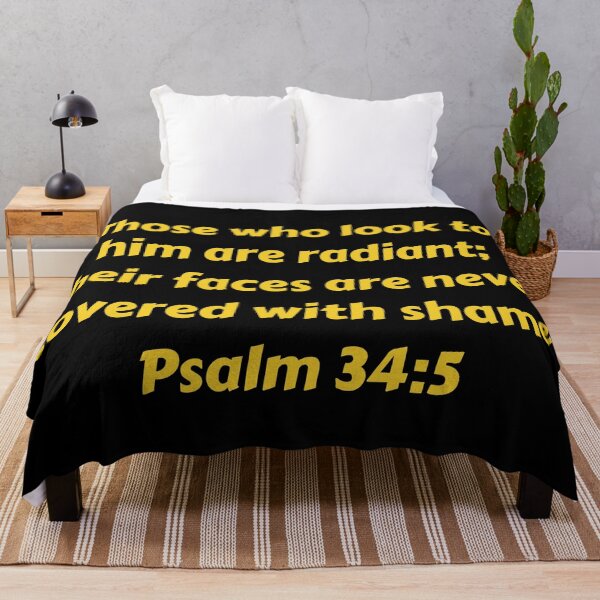 Item preview, Bible Verse Psalm 34:5 designed and sold by Prayingwarrior.