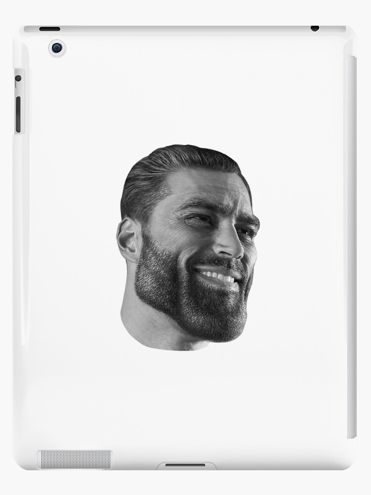 blonde chad, yes chad meme, twitter giga chad meme Active | iPad Case & Skin