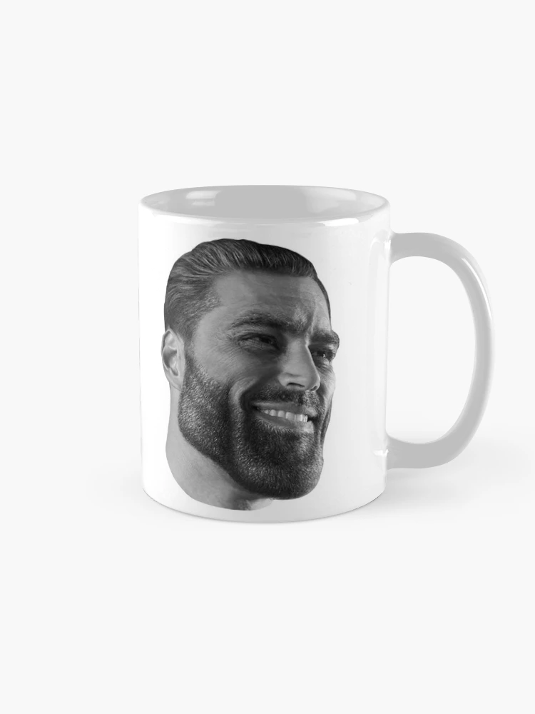 GIGACHAD Meme Coffee Mug, 11 Oz, 15 Oz Mug, Hyper Masculine Guy