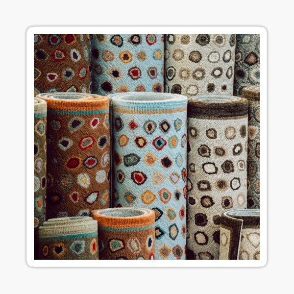 Colourful Rugs Sticker