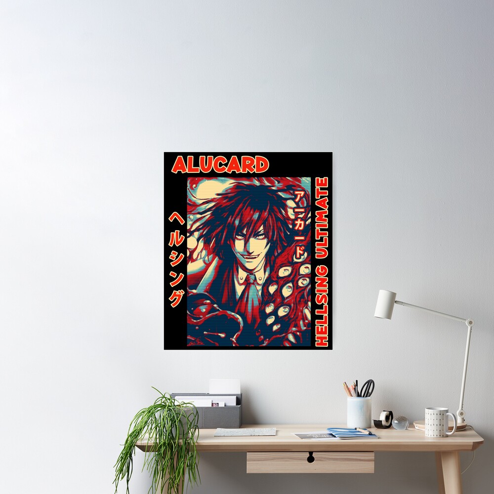 Alucard Hellsing Dark Fantasy Anime Ultimate Character Poster for Sale by  BillScott2