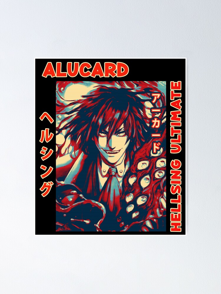 Alucard Hellsing Dark Fantasy Anime Ultimate Character Poster for Sale by  BillScott2