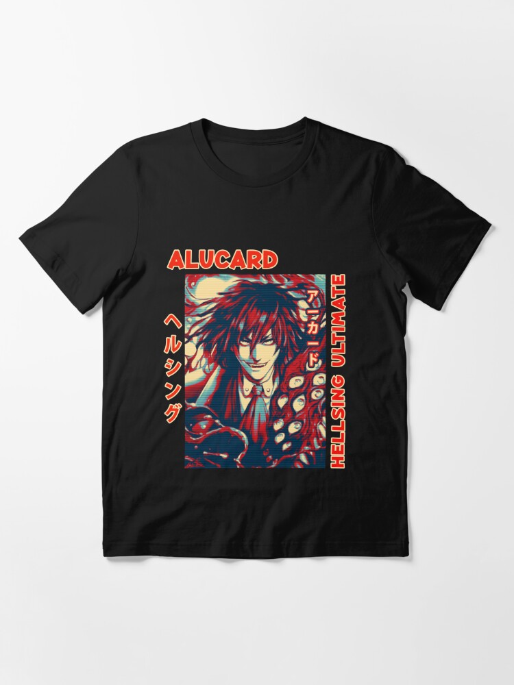 Alucard Hellsing Dark Fantasy Anime Ultimate Character Essential T-Shirt  for Sale by BillScott2