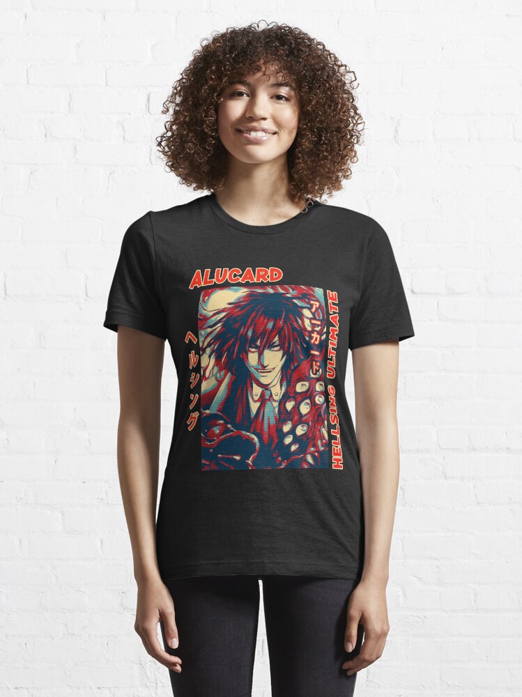 Alucard Hellsing Dark Fantasy Anime Ultimate Character Essential T-Shirt  for Sale by BillScott2