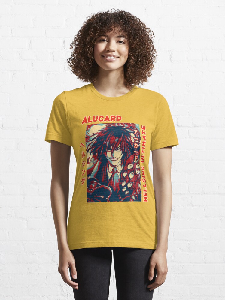 Alucard Hellsing Dark Fantasy Anime Ultimate Character Essential T-Shirt  for Sale by BillScott2