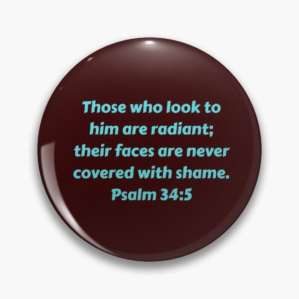 Artikelvorschau, Bible Verse Psalm 34:5 entworfen und verkauft von Prayingwarrior.