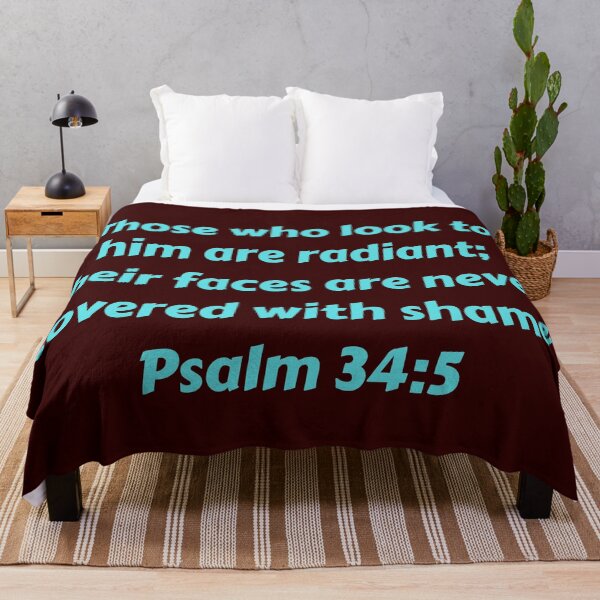 Item preview, Bible Verse Psalm 34:5 designed and sold by Prayingwarrior.
