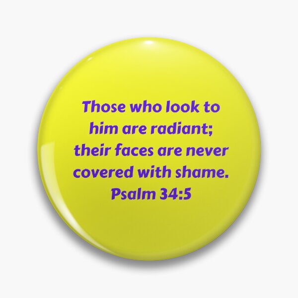 Item preview, Bible Verse Psalm 34:5 designed and sold by Prayingwarrior.