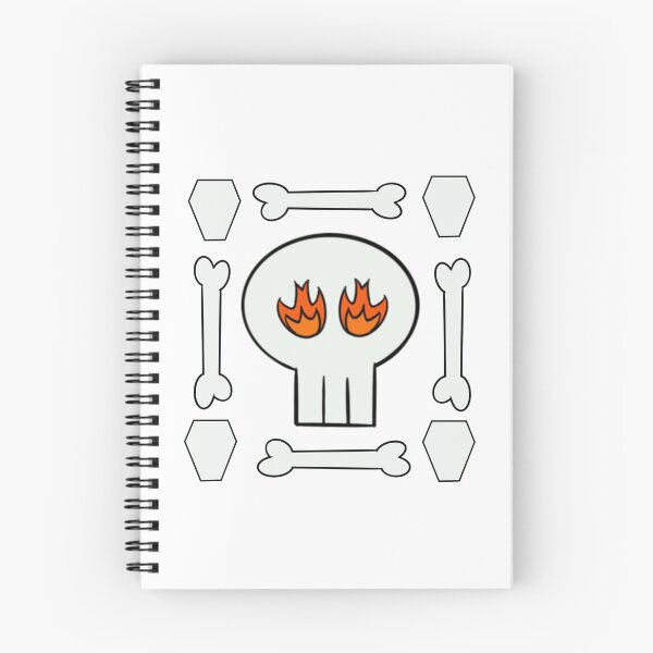 Item preview, Fire eyes skull designed and sold by ArtsyBriMystery.