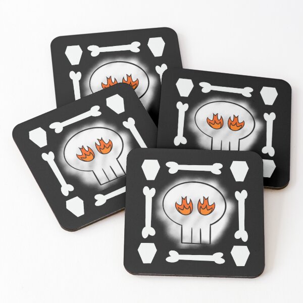 Item preview, Fire eyes skull spray paint designed and sold by ArtsyBriMystery.