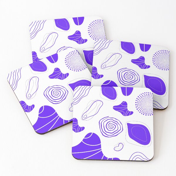 Item preview, Blue Abstract Shapes designed and sold by Minxylynx4.