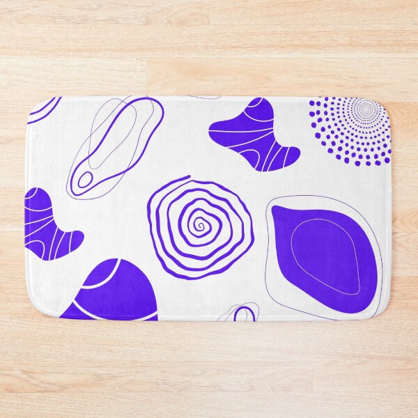 Item preview, Blue Abstract Shapes designed and sold by Minxylynx4.