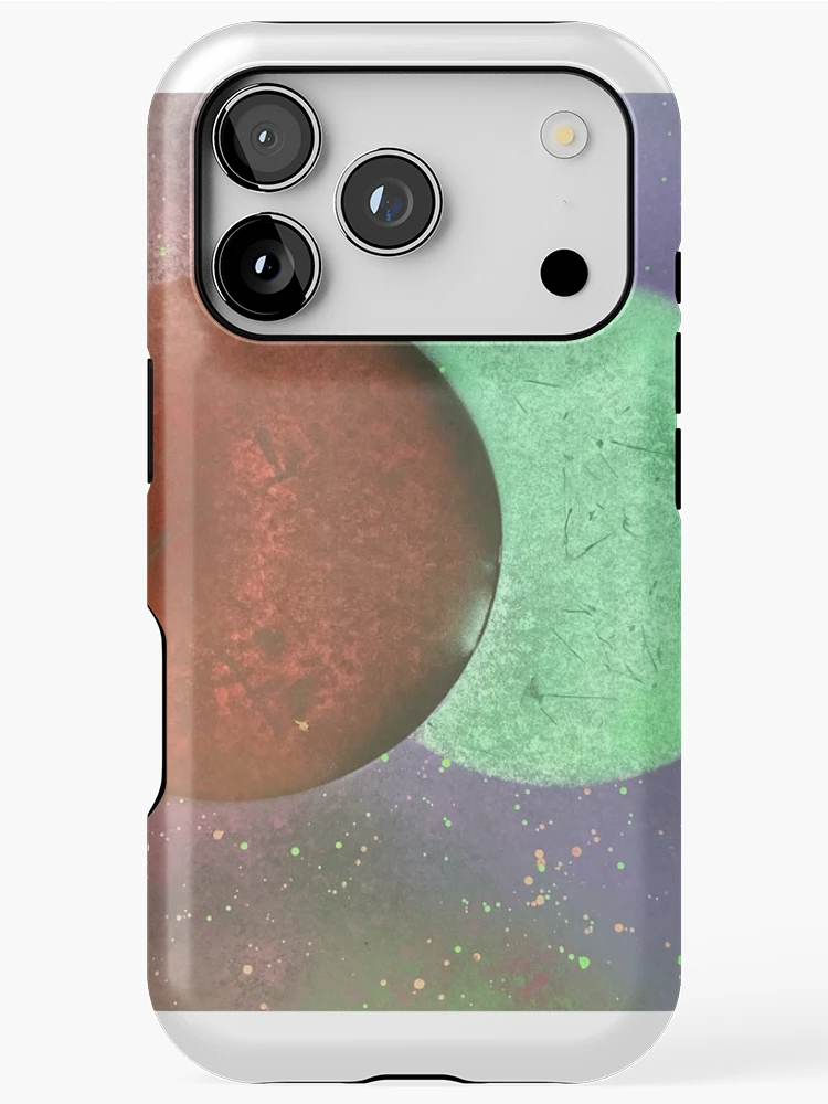 Thumbnail 1 of 4, iPhone Case, Dual Moons designed and sold by RagnaroksTale.