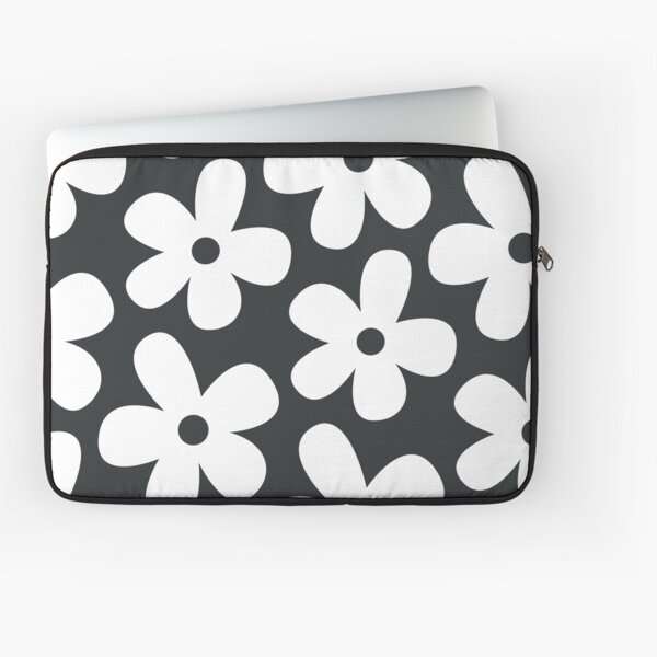  JIPONI Daisy Floral Pattern 15.6 16 Inch Laptop Case