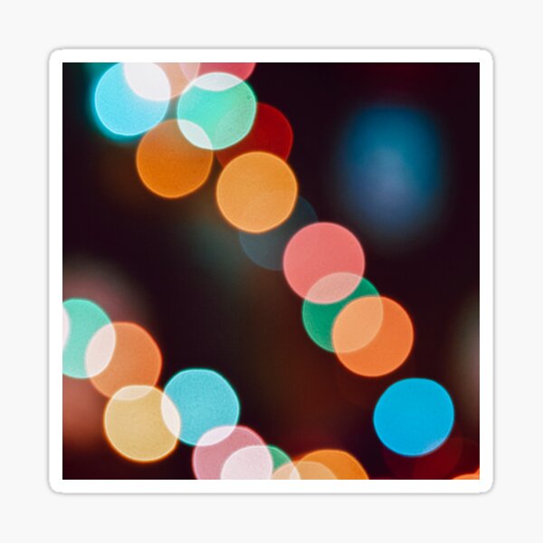 Bokeh Lights 2 Sticker