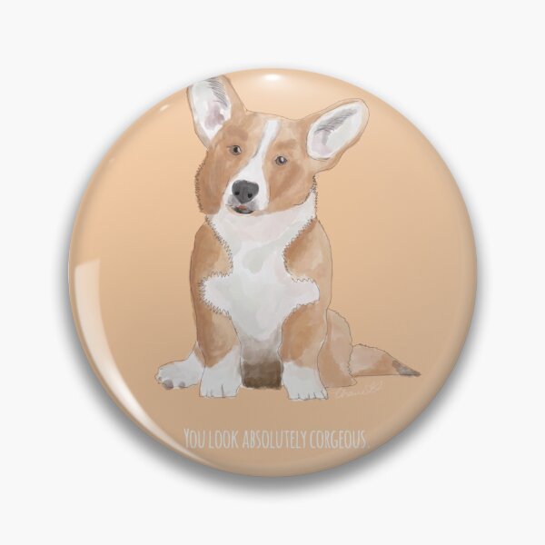 Item preview, You look absolutely corgeous. designed and sold by Illustrated By  Elly.