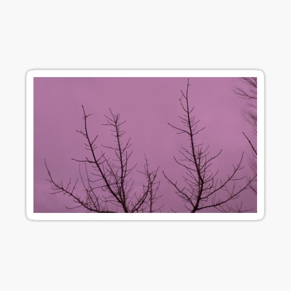 Item preview, Winter Trees with Purple Sky designed and sold by KeksWorkroom.