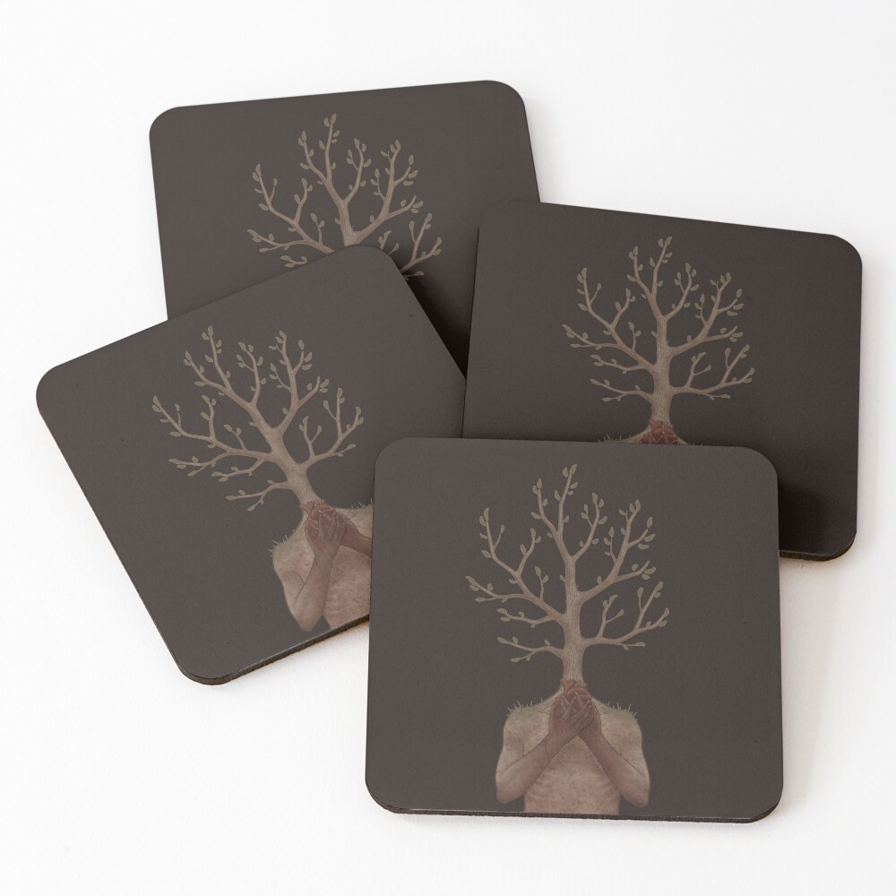 Item preview, Coasters (Set of 4) designed and sold by HuntingForTeeth.