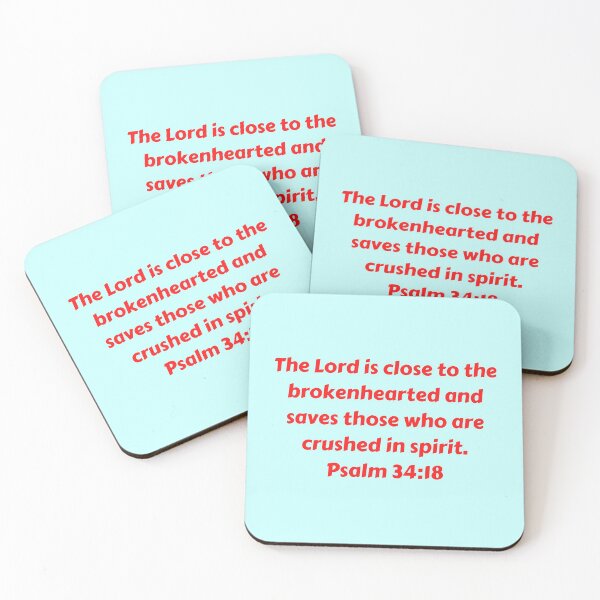 Item preview, Bible Verse Psalm 34:18 designed and sold by Prayingwarrior.