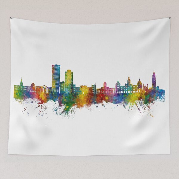 Artikelvorschau, A Coruña Spain Skyline entworfen und verkauft von ArtPrints.