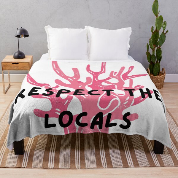 Item preview, Respect the locals coral aesthetic designed and sold by LemonCinammon.