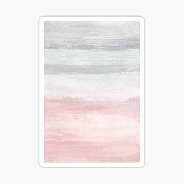 Item preview, Touching Blush Gray Watercolor Abstract #5 #painting #decor #art designed and sold by Anita's & Bella's Art.