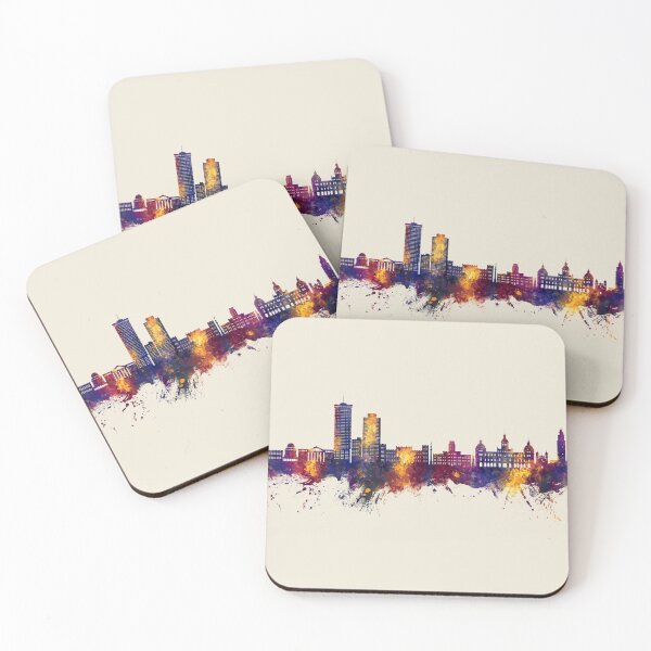 Item preview, A Coruña Spain Skyline designed and sold by ArtPrints.